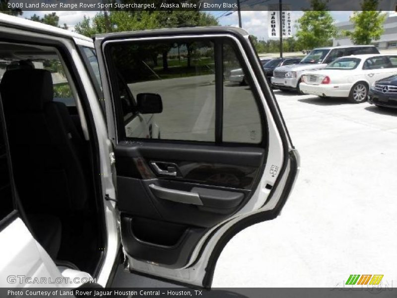 Alaska White / Ebony Black 2008 Land Rover Range Rover Sport Supercharged