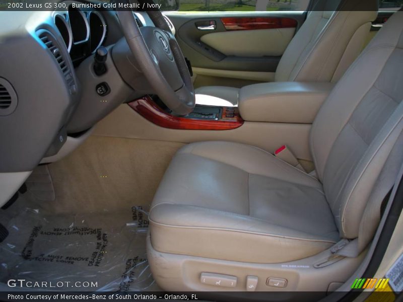 Burnished Gold Metallic / Ivory 2002 Lexus GS 300