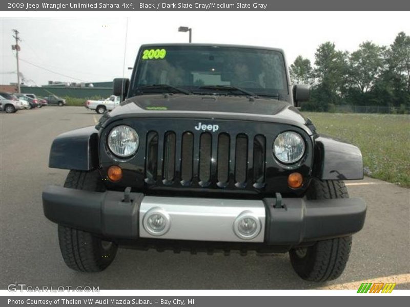 Black / Dark Slate Gray/Medium Slate Gray 2009 Jeep Wrangler Unlimited Sahara 4x4
