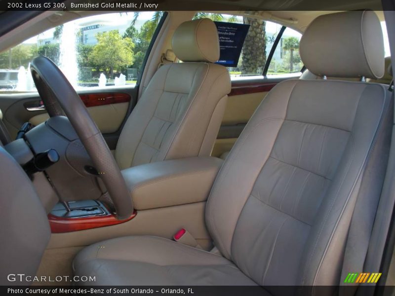 Burnished Gold Metallic / Ivory 2002 Lexus GS 300
