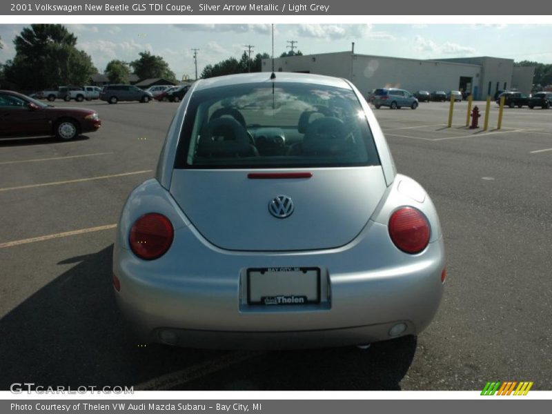 Silver Arrow Metallic / Light Grey 2001 Volkswagen New Beetle GLS TDI Coupe