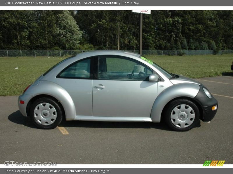 Silver Arrow Metallic / Light Grey 2001 Volkswagen New Beetle GLS TDI Coupe