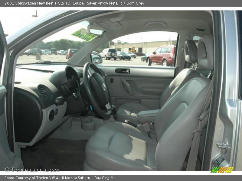 Silver Arrow Metallic / Light Grey 2001 Volkswagen New Beetle GLS TDI Coupe