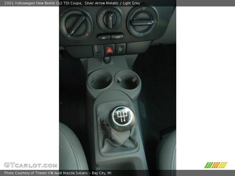 Silver Arrow Metallic / Light Grey 2001 Volkswagen New Beetle GLS TDI Coupe