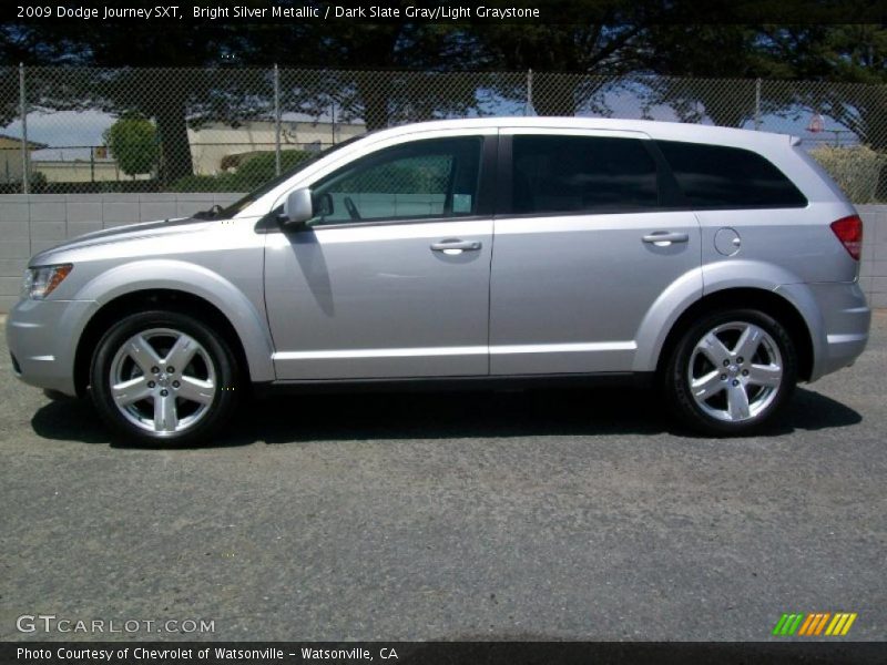 Bright Silver Metallic / Dark Slate Gray/Light Graystone 2009 Dodge Journey SXT
