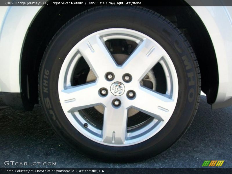 Bright Silver Metallic / Dark Slate Gray/Light Graystone 2009 Dodge Journey SXT