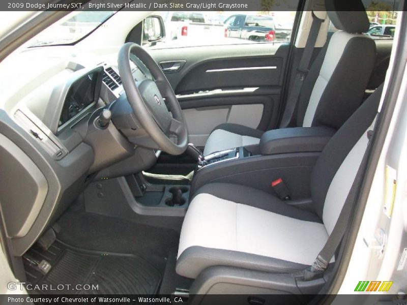 Bright Silver Metallic / Dark Slate Gray/Light Graystone 2009 Dodge Journey SXT