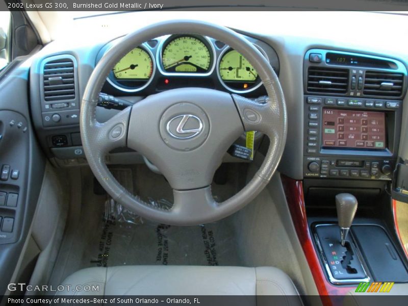 Burnished Gold Metallic / Ivory 2002 Lexus GS 300