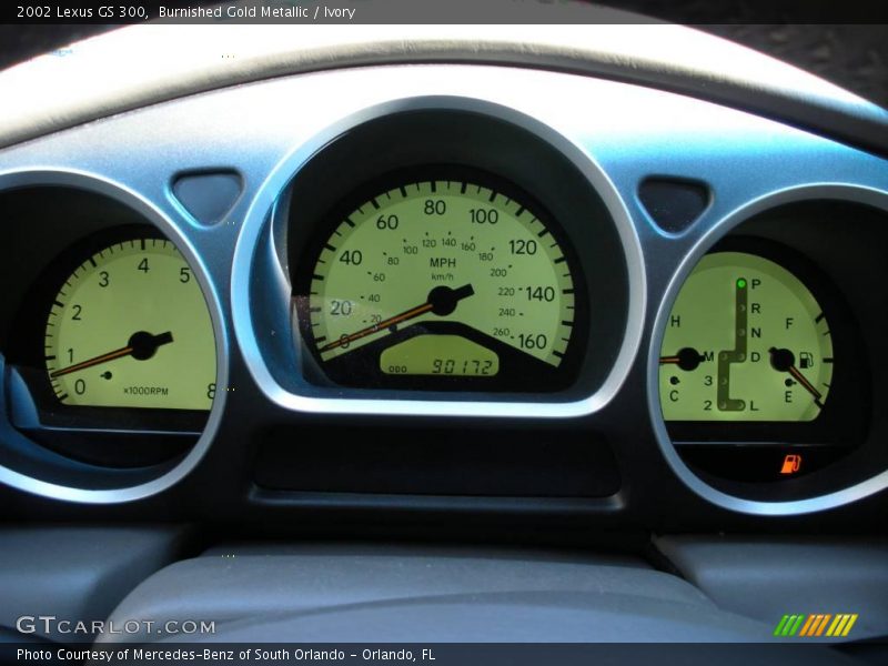 Burnished Gold Metallic / Ivory 2002 Lexus GS 300