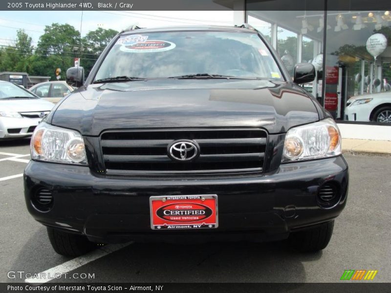 Black / Gray 2005 Toyota Highlander 4WD