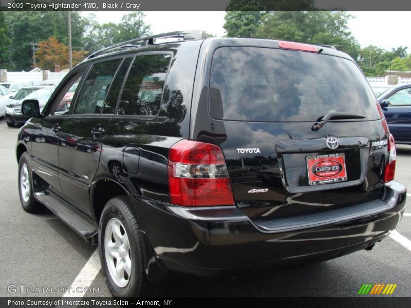 Black / Gray 2005 Toyota Highlander 4WD