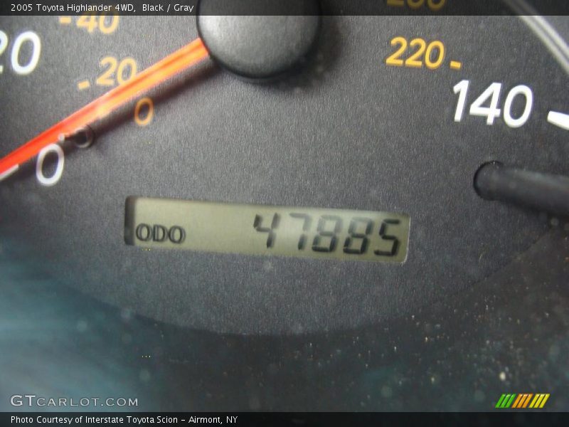 Black / Gray 2005 Toyota Highlander 4WD