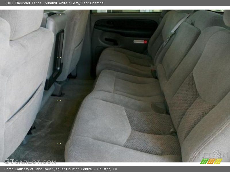 Summit White / Gray/Dark Charcoal 2003 Chevrolet Tahoe