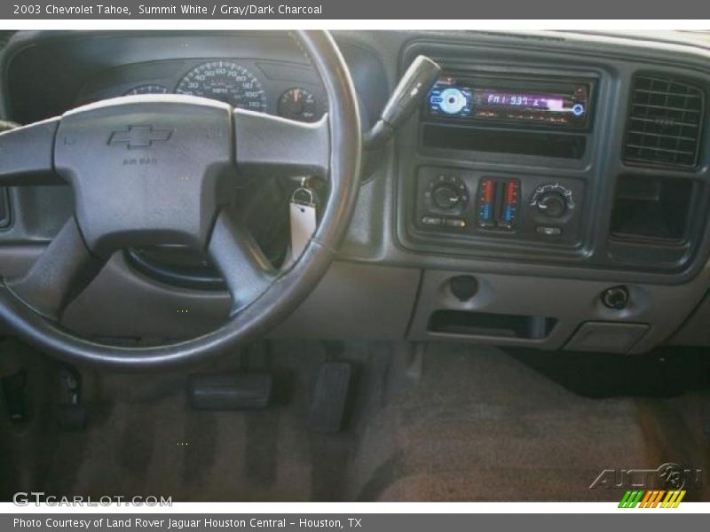 Summit White / Gray/Dark Charcoal 2003 Chevrolet Tahoe