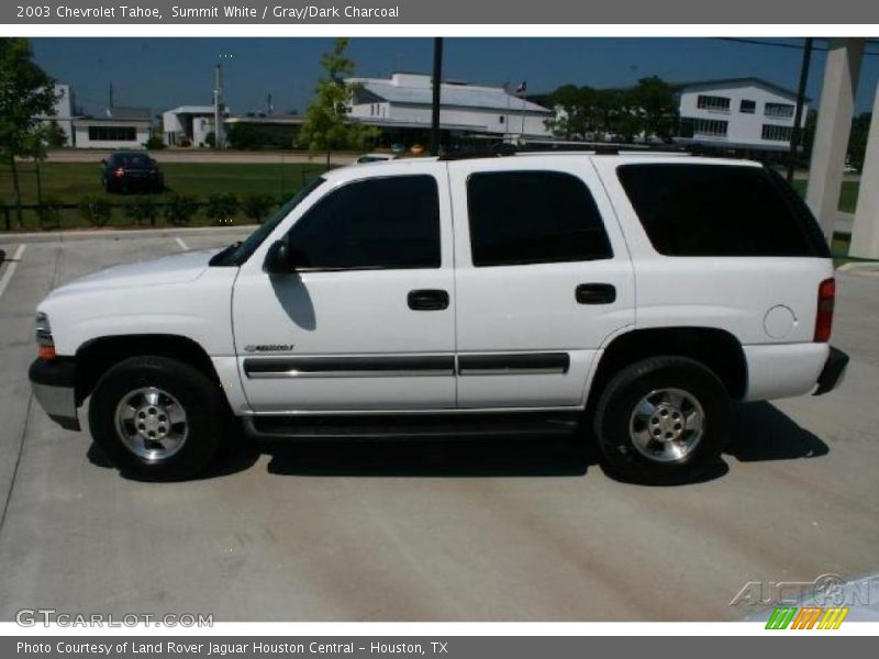 Summit White / Gray/Dark Charcoal 2003 Chevrolet Tahoe