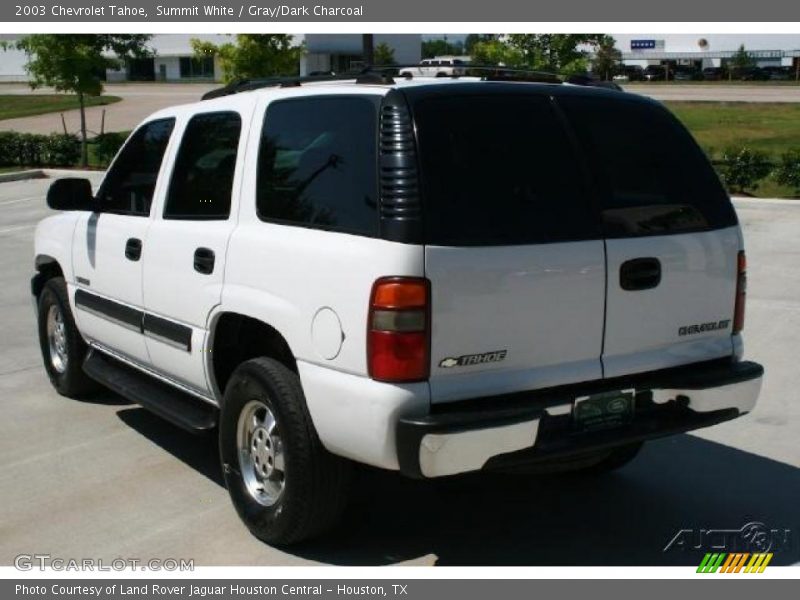 Summit White / Gray/Dark Charcoal 2003 Chevrolet Tahoe