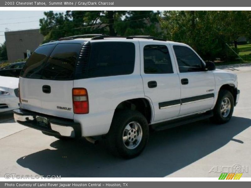 Summit White / Gray/Dark Charcoal 2003 Chevrolet Tahoe