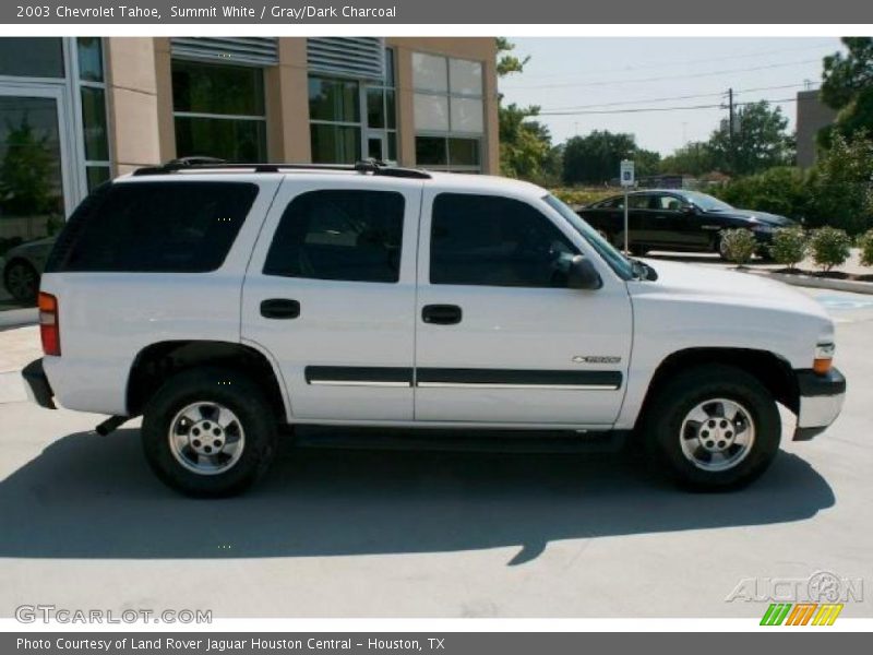 Summit White / Gray/Dark Charcoal 2003 Chevrolet Tahoe