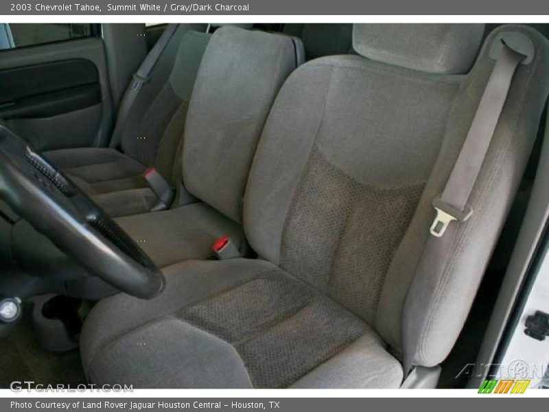 Summit White / Gray/Dark Charcoal 2003 Chevrolet Tahoe