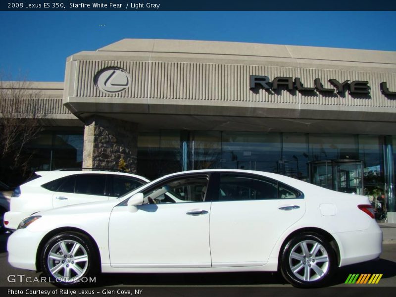 Starfire White Pearl / Light Gray 2008 Lexus ES 350