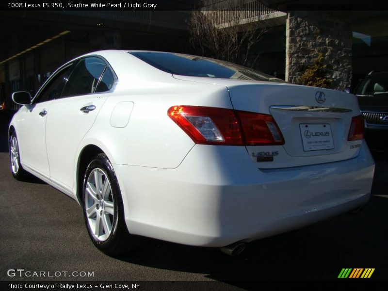 Starfire White Pearl / Light Gray 2008 Lexus ES 350