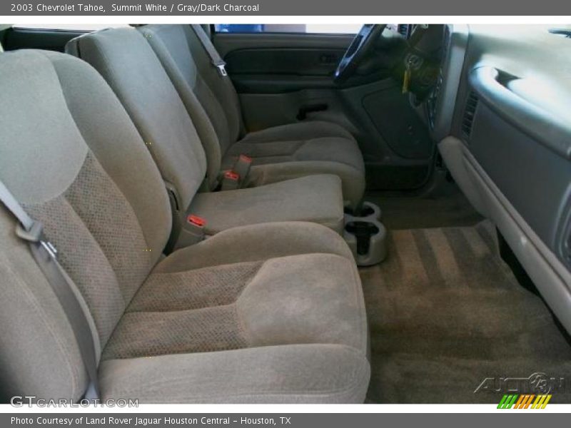Summit White / Gray/Dark Charcoal 2003 Chevrolet Tahoe