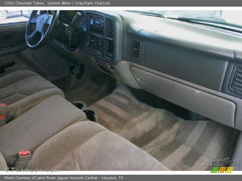 Summit White / Gray/Dark Charcoal 2003 Chevrolet Tahoe