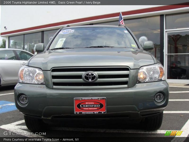 Oasis Green Pearl / Ivory Beige 2006 Toyota Highlander Limited 4WD