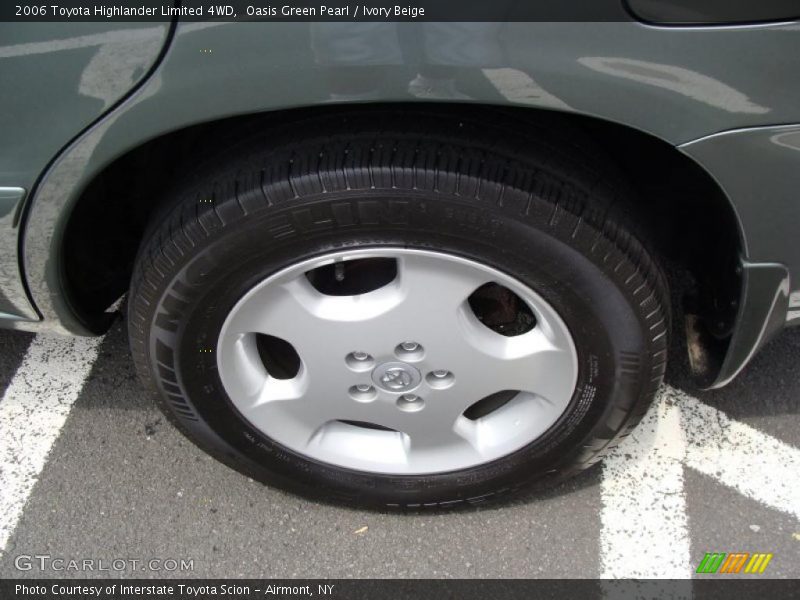 Oasis Green Pearl / Ivory Beige 2006 Toyota Highlander Limited 4WD