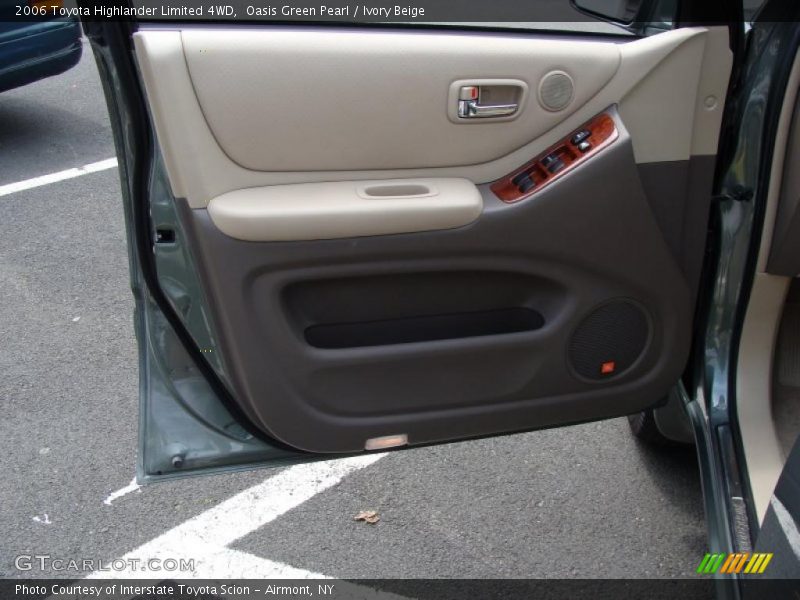 Oasis Green Pearl / Ivory Beige 2006 Toyota Highlander Limited 4WD