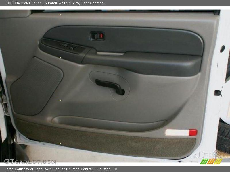 Summit White / Gray/Dark Charcoal 2003 Chevrolet Tahoe