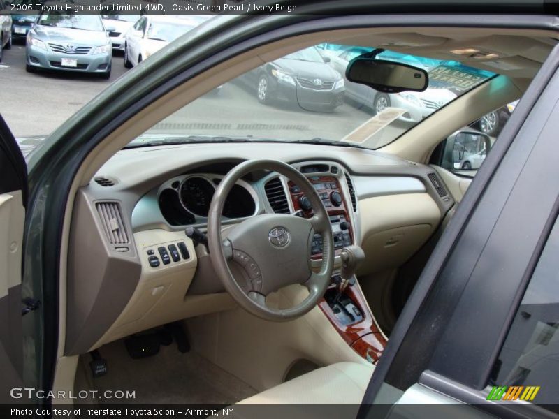 Oasis Green Pearl / Ivory Beige 2006 Toyota Highlander Limited 4WD