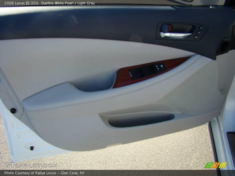 Starfire White Pearl / Light Gray 2008 Lexus ES 350