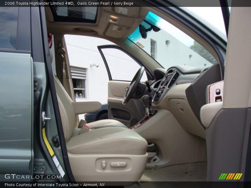 Oasis Green Pearl / Ivory Beige 2006 Toyota Highlander Limited 4WD
