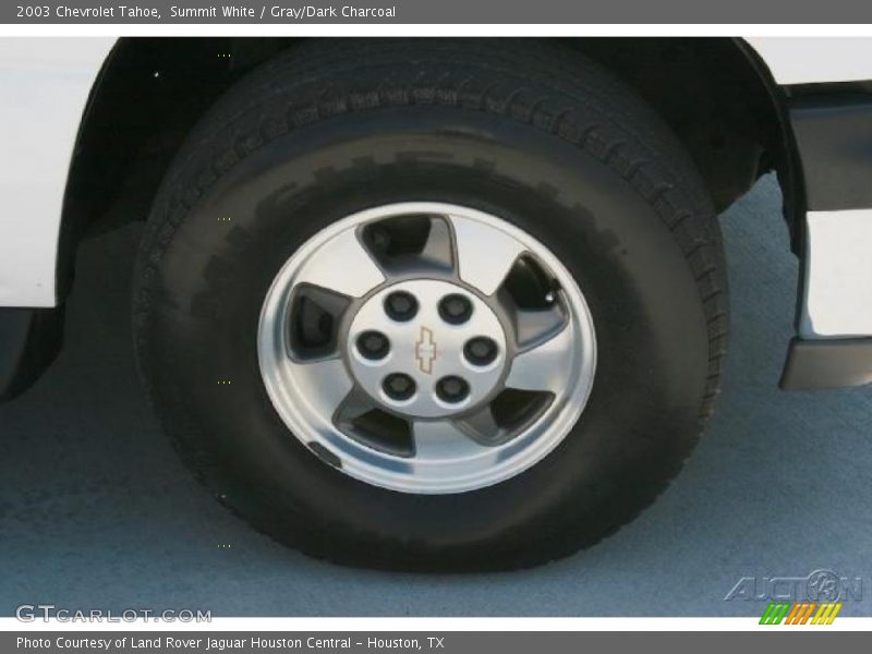 Summit White / Gray/Dark Charcoal 2003 Chevrolet Tahoe