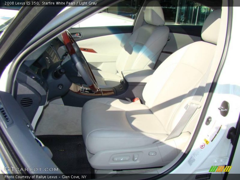 Starfire White Pearl / Light Gray 2008 Lexus ES 350