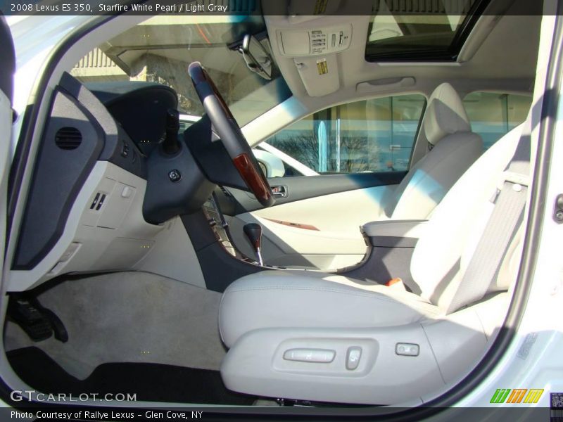 Starfire White Pearl / Light Gray 2008 Lexus ES 350