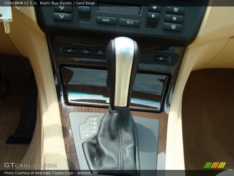 Mystic Blue Metallic / Sand Beige 2006 BMW X3 3.0i