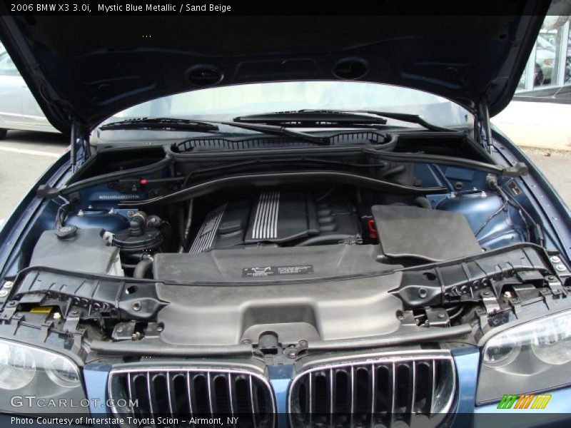 Mystic Blue Metallic / Sand Beige 2006 BMW X3 3.0i