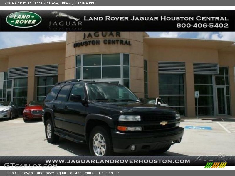 Black / Tan/Neutral 2004 Chevrolet Tahoe Z71 4x4