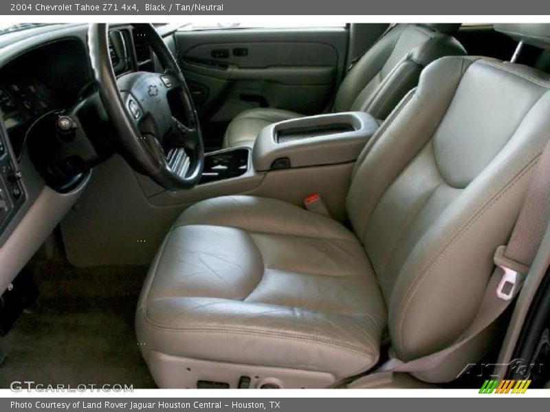 Black / Tan/Neutral 2004 Chevrolet Tahoe Z71 4x4
