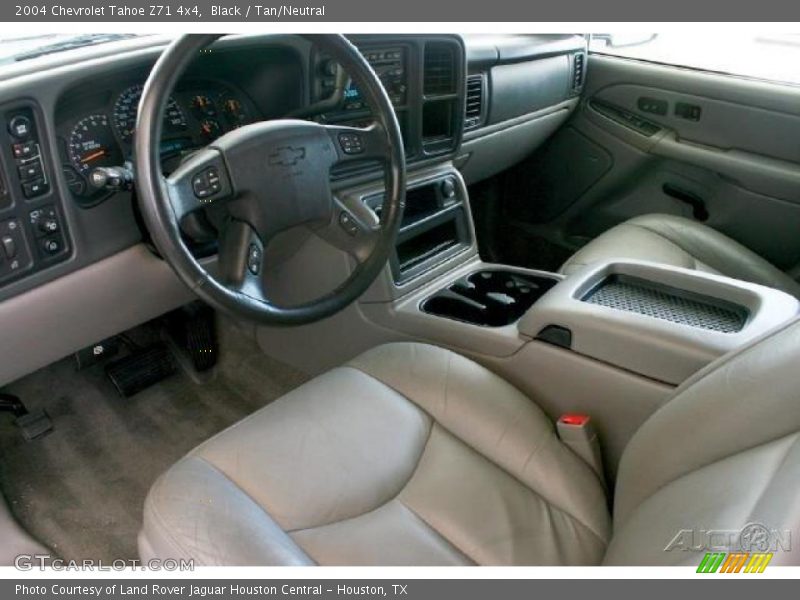 Black / Tan/Neutral 2004 Chevrolet Tahoe Z71 4x4