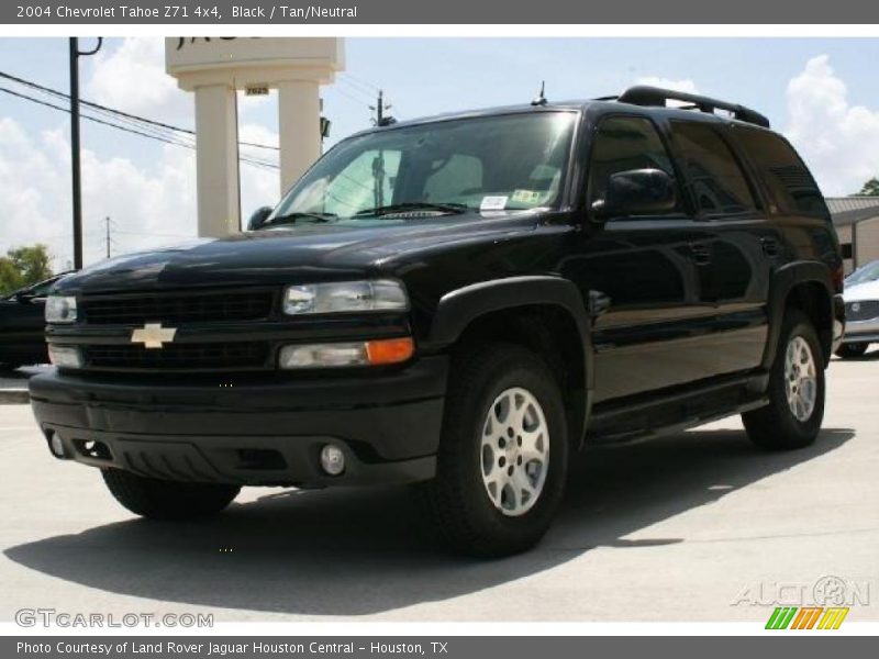 Black / Tan/Neutral 2004 Chevrolet Tahoe Z71 4x4