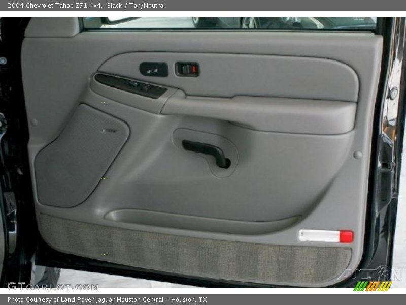 Black / Tan/Neutral 2004 Chevrolet Tahoe Z71 4x4