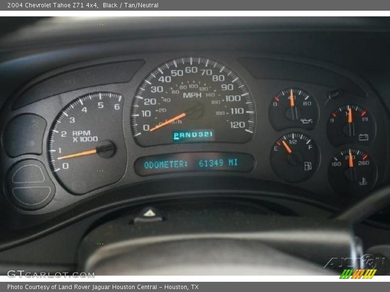 Black / Tan/Neutral 2004 Chevrolet Tahoe Z71 4x4