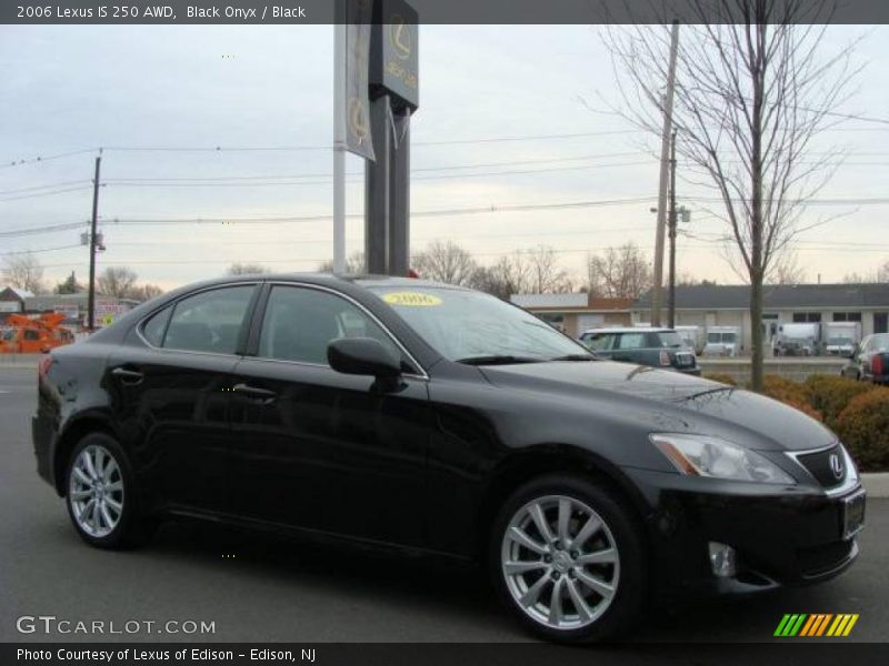 Black Onyx / Black 2006 Lexus IS 250 AWD