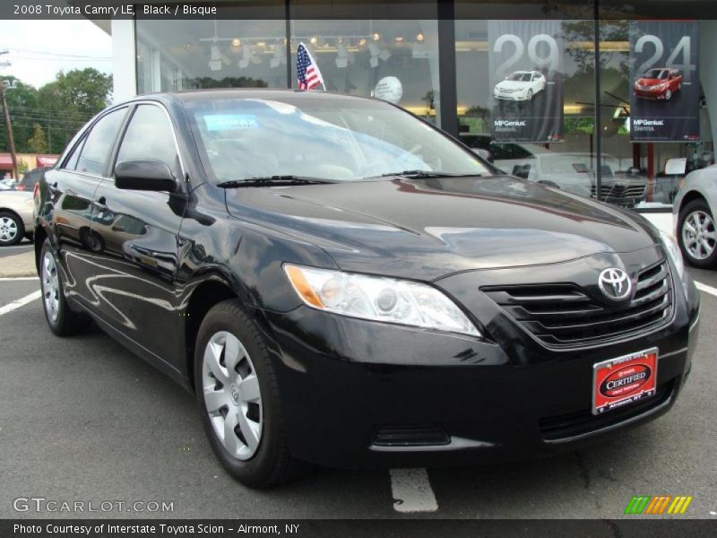Black / Bisque 2008 Toyota Camry LE