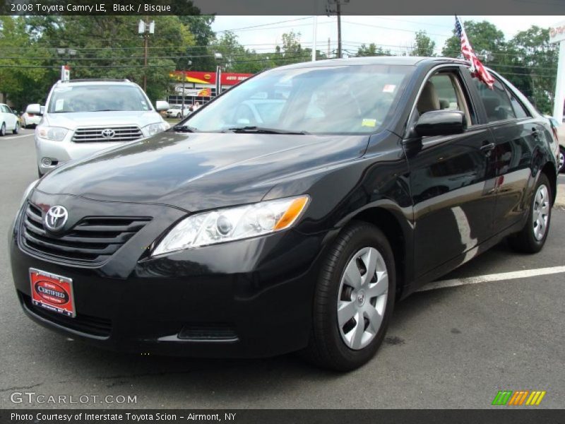 Black / Bisque 2008 Toyota Camry LE