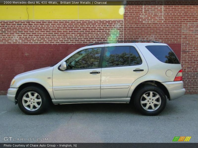 Brilliant Silver Metallic / Charcoal 2000 Mercedes-Benz ML 430 4Matic