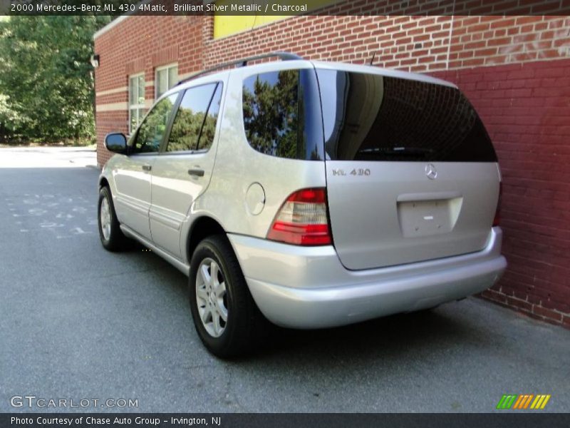 Brilliant Silver Metallic / Charcoal 2000 Mercedes-Benz ML 430 4Matic
